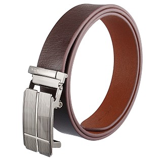 Genuine Leather Belt For Men - BROWN  |Pin Buckle|